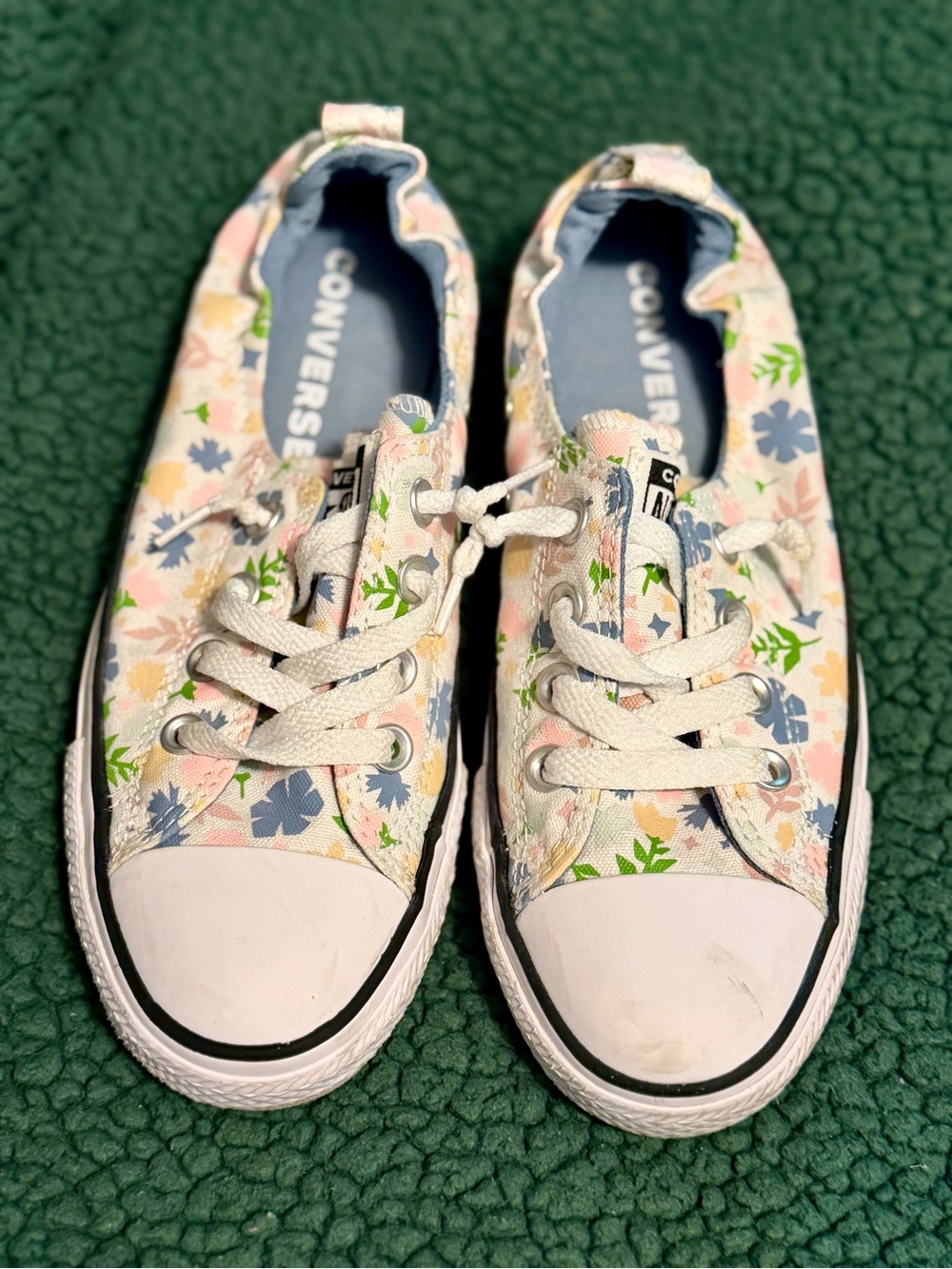 Converse Floral Low Top Sneakers